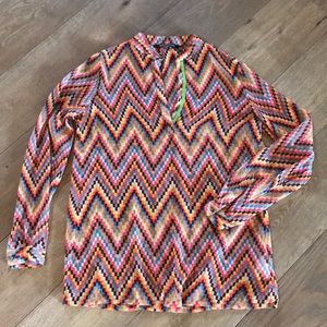 Anthropologie tunic style blouse